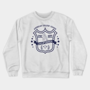 California,Los Angeles Typography, baseball Crewneck Sweatshirt